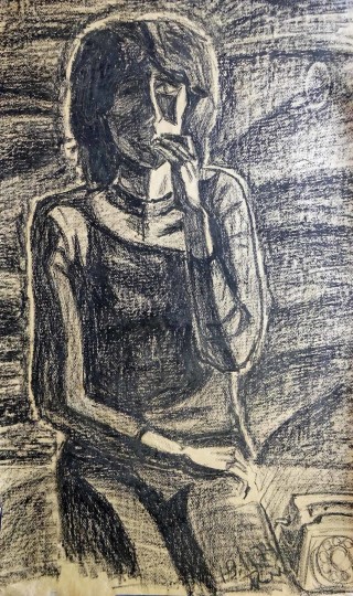 Tatyana Apraksina. Self-Portrait. 1974