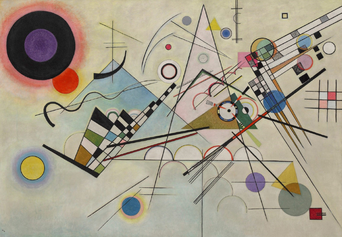 W. Kandinsky. Composition VIII. Oil on canvas. 1923.