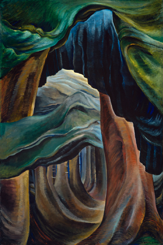 Э. Карр. Лес, Британская Колумбия. Х.,м. 1931-32. Коллекция Художественной галереи Ванкувера, Фонд Эмили Карр.
