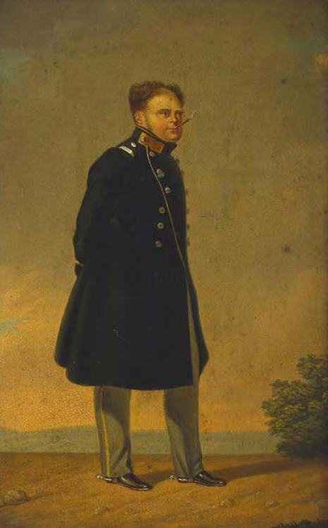 Lukashevich. Portrait of the Grand Duke Konstantin Pavlovich. 1830. State Hermitage Museum.