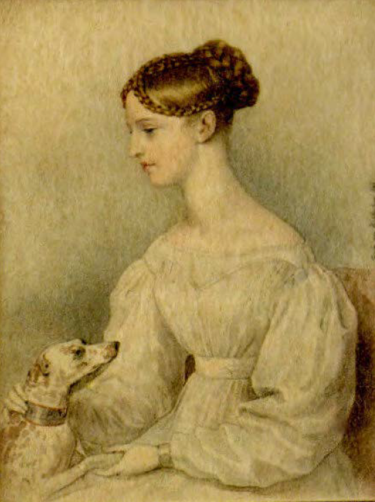 Joseph Krihuber. Portrait of Natalia Pototskaya.